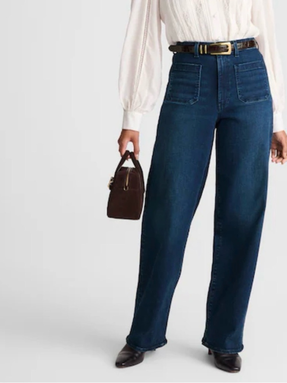 Madewell The Curvy Emmett Wide-Leg Jean